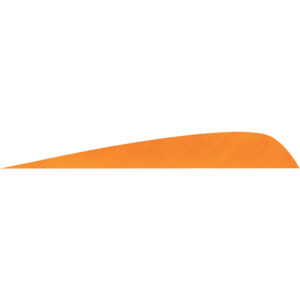 Gateway Parabolic Feathers - Flo Orange 4" RW 50 pk.