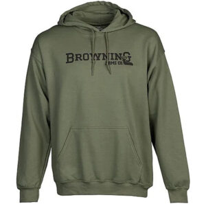 Browning Buckmark Hoodie - Dark Green, Medium Size