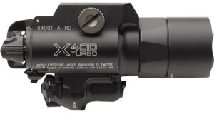 SureFire X400TARD Turbo Weapon Light with Red Laser - 650 Lumens