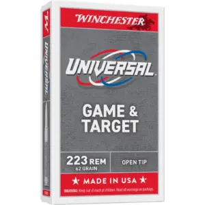 Winchester .223 Rem 62GR Full Metal Jacket Ammo - 20RD