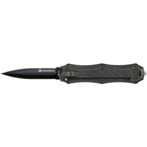Smith & Wesson OTF Dagger Spear Point Black Knife