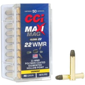 CCI 972CC Maxi-Mag .22 WMR 46gr Segmented Hollow Point Ammo
