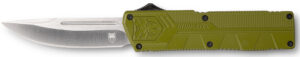 Cobratec CBT LTWT OD Green Drop Point Pocket Knife