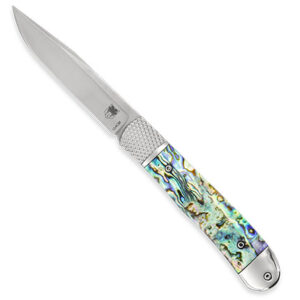 Cobratec Trapper HDN Release Abalone Pocket Knife