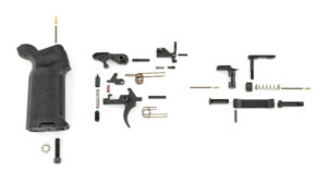 RUGER AR LOWER PARTS KIT WITH RUGER ELITE 452 TRIGGER AND MAGPUL MOE-K2 GRIP 91000