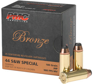 PMC Bronze 44S&W Special 180gr Jacketed Hollow Point Ammo