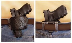 PeaceKeeper Medium/Large Belt Slide Holster - Black