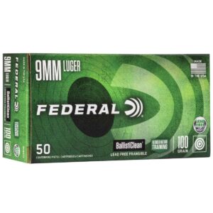 Federal Ballisticlean 9mm Frangible Handgun Ammunition