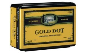 Speer Gold Dot .25 Cal Personal Protection Bullets - 100ct