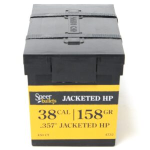Speer .38/.357 Mag Jacketed Handgun Bullets - 158 gr UCHP