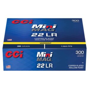 CCI Signature Mini-Mag .22 LR 36 gr CPHP Ammunition