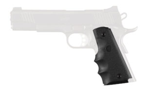 Hogue 1911 Government Model Rubber Grip - Black