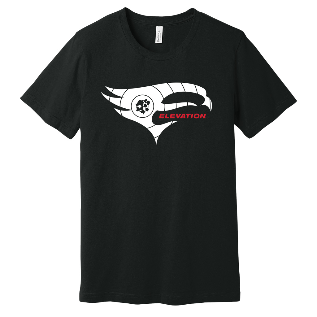Elevation Target Tee - Black, Large Size