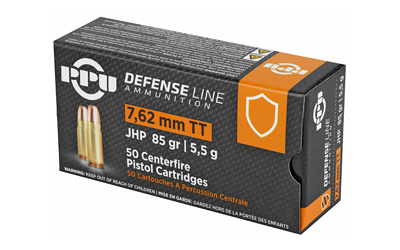 PPU 7.62 Tokarev JHP 85GR Handgun Defense Ammunition - Image 3