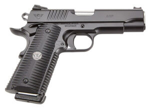 Wilson Combat ACPFS45A ACP Full-Size SAO 45 ACP 5" 8+1 Black Armor-Tuff Carbon Steel Frame/Slide Black G10 Eagle Claw Grips Ambi Thumb Safety