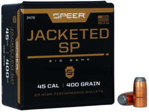 Speer 2479 Hot-Cor .45 Caliber 400gr Soft Point Bullets