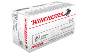 Winchester USA .30 Carbine 110gr FMJ Rifle Ammunition