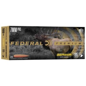 Federal Berger Elite Hunter 7mm PRC Rifle Ammunition 195gr