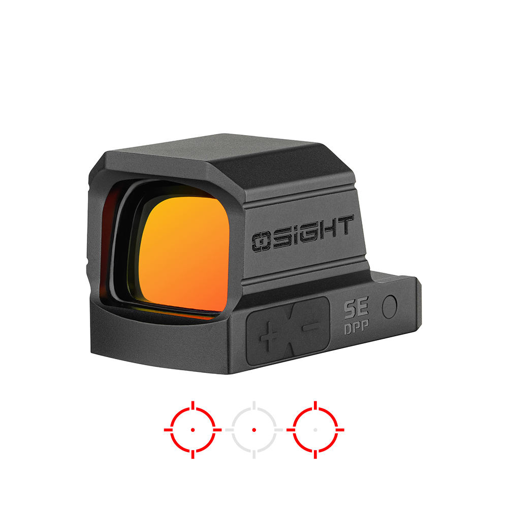 OSIGHT SE DPP Red Dot Sight - 2 MOA Dot + 32 MOA Circle