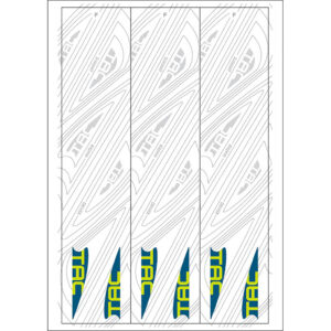 TAC Vanes Arrow Wraps - White Size F (13 Pack)