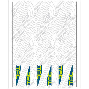 TAC Vanes Arrow Wraps - White Size H (5.5) - 13 Pack