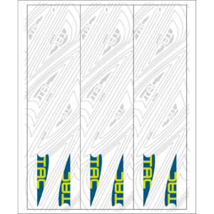 TAC Vanes Arrow Wraps - White Size I 5.5 (13 pk)