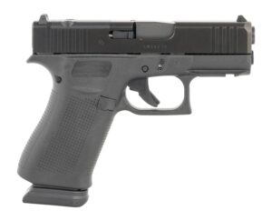 Glock UX4350203FRMOS G43X MOS 9mm Luger 15+1 3.41" Black GMB Barrel, Black Steel Serrated w/Optic Slide, Black Polymer Frame w/Accessory Rail, Ambidextrous, USA Made