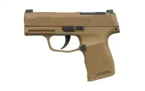 SIG SAUER P365 9MM PISTOL 3.10" COYOTE TAN 2-10RD OPTIC READY