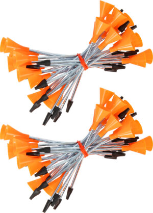 Cold Steel Broadhead Darts .625" - 50 Pack, Orange/Silver