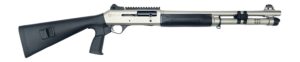 Panzer Arms PAM4MTSSS M4 Semi-Auto 3" 5+1 18.50" Nickel Barrel, Nickel Aluminum Receiver w/Picatinny Rail, Black Fixed Synthetic Stock, Black Polymer Grip