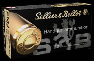 Sellier & Bellot .380 ACP FMJ 92gr Ammunition - 50rd Box