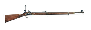 Taylors & Company 210034 Pedersoli Volunteer Target 451 Cal Percussion 33" Single Shot Barrel, Browned Steel Receiver, Fixed Checkered Walnut Stock