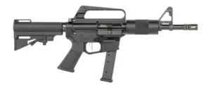 DPMS KITTY KAT G9 9MM PISTOL 8" A1 SLICK SIDE TUBE, CAR BRACE 1-33RD GLOCK MAG