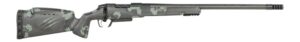 Fierce Firearms RIVSCX22CM22BF Carbon Rival XP 2.0 22 Creedmoor 3+1 22" Carbon Fiber Match Grade Barrel, Black Cerakote Stainless Steel Drilled & Tapped Receiver, Forest Camo Push Button Adj Cheek Pie